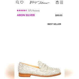 Be Dazzled in the ARON all-over Silver rhinestone embellished loafer.